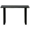 Console Table Solid Mindi Wood 110x35x75 cm Grey