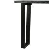 Console Table Solid Mindi Wood 110x35x75 cm Grey