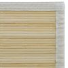 Rug Bamboo – 100×160 cm, Light Brown