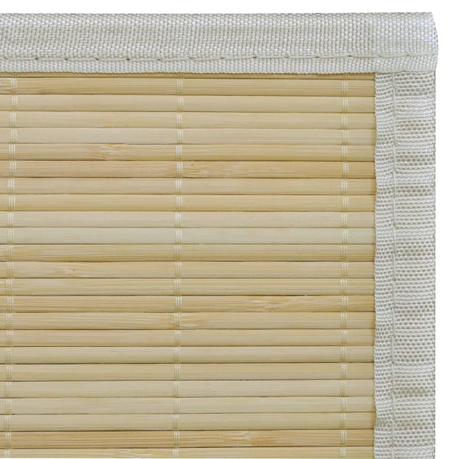 Rug Bamboo – 100×160 cm, Light Brown