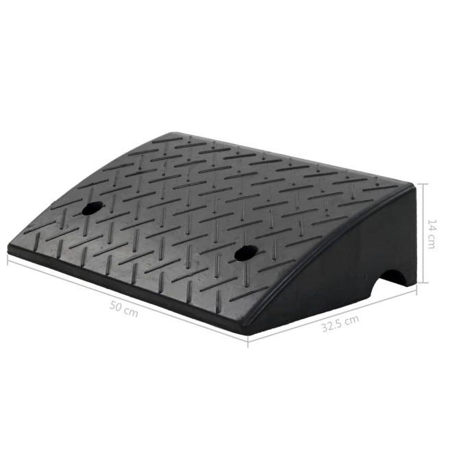 Kerb Ramp Rubber – 50×32.5×14 cm