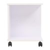 Rolling Shelf 50x35x42 cm – White