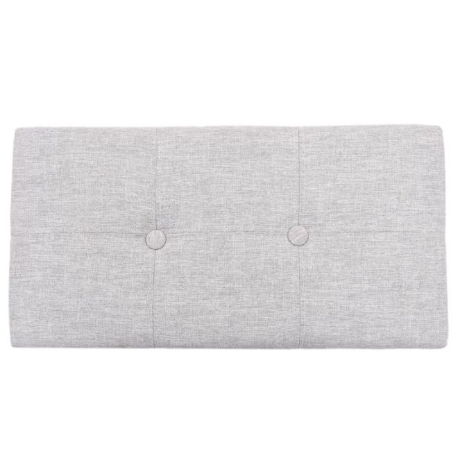 Bench with 2 Ottomans Seagrass – Grey