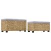 Bench Set 2 Pieces Seagrass – Brown and Grey