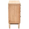 Drawer Cabinet Solid Fir Wood 80x36x75 cm