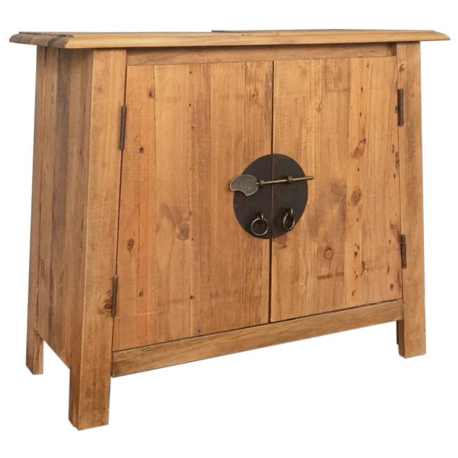 Bathroom Vanity Cabinet Solid Recycled Pinewood 70x32x63 cm