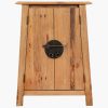 Bathroom Side Cabinet Solid Recycled Pinewood 59x32x80 cm