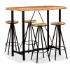 Bar Set Solid Acacia and Wood Reclaimed – 5