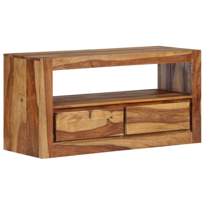 Cutlerville TV Cabinet Solid Sheesham Wood 80x30x40 cm