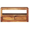 Cutlerville TV Cabinet Solid Sheesham Wood 80x30x40 cm