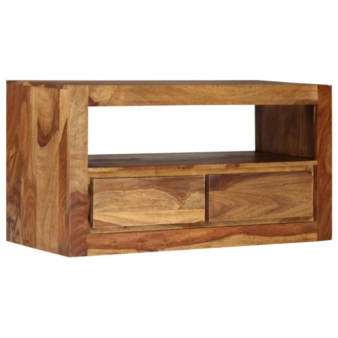 Cutlerville TV Cabinet Solid Sheesham Wood 80x30x40 cm