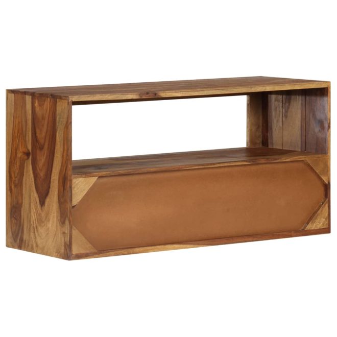 Cutlerville TV Cabinet Solid Sheesham Wood 80x30x40 cm