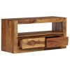 Cutlerville TV Cabinet Solid Sheesham Wood 80x30x40 cm