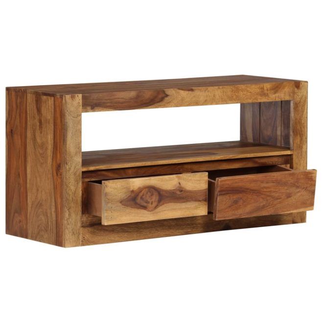 Cutlerville TV Cabinet Solid Sheesham Wood 80x30x40 cm