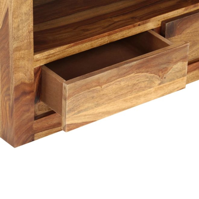 Cutlerville TV Cabinet Solid Sheesham Wood 80x30x40 cm