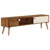 Dickinson TV Cabinet 140x30x40 cm Solid Sheesham Wood