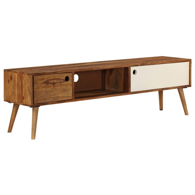 Dickinson TV Cabinet 140x30x40 cm Solid Sheesham Wood