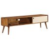 Dickinson TV Cabinet 140x30x40 cm Solid Sheesham Wood