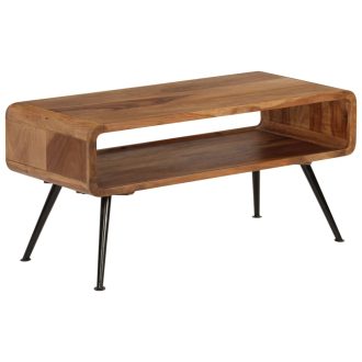 Coffee Table Solid Sheesham Wood 95x40x45 cm