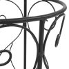 Umbrella Stand Vintage Style Metal 26×46 cm Black