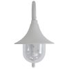 Garden Wall Lamp E27 42 cm Aluminium – White