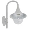 Garden Wall Lamp E27 42 cm Aluminium – White