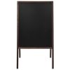 Double-sided Blackboard Cedar Wood Free Standing – 60×80 cm