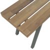 Garden Bench 120 cm Solid Acacia Wood