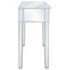 Mirrored Console Table MDF and Glass 106.5x38x76.5 cm