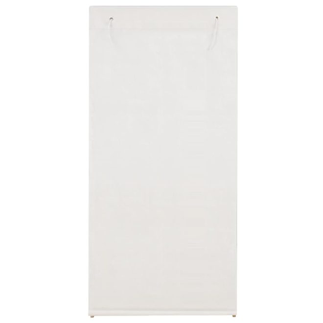 3-Tier Clothes Wardrobe 79x40x170 cm – White