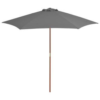 Parasol 270×270 cm Wooden Pole