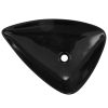 Basin Ceramic Triangle 645x455x115 mm – Black