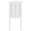 Free Standing Jewelery Cabinet White