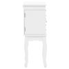 Free Standing Jewelery Cabinet White