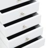 Free Standing Jewelery Cabinet White