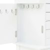 Free Standing Jewelery Cabinet White