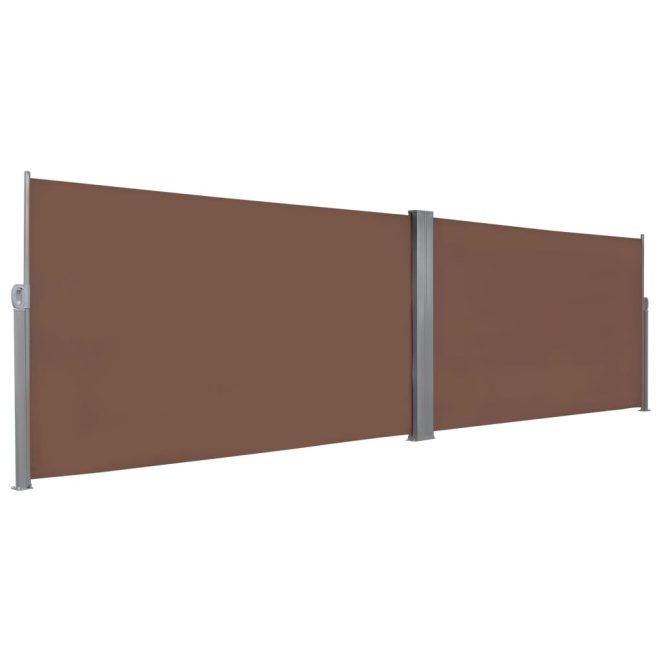 Retractable Side Awning 160×600 cm – Brown