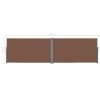 Retractable Side Awning 160×600 cm – Brown