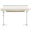 Free Standing Awning – 3×3 m, Cream