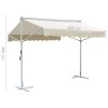 Free Standing Awning – 3×3 m, Cream