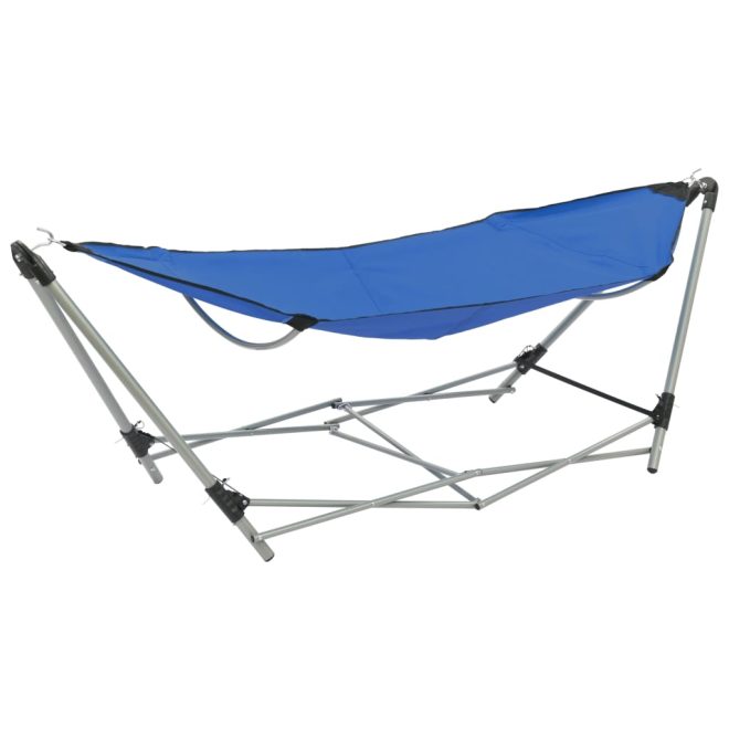 Hammock with Foldable Stand – Blue