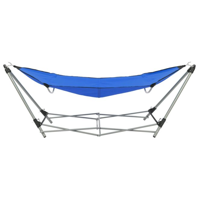 Hammock with Foldable Stand – Blue