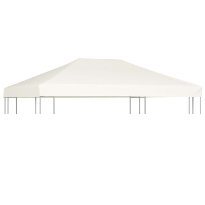 Gazebo Top Cover 310 g/m 4×3 m – White