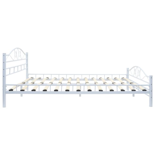 Amherst Bed Frame Metal – DOUBLE, White