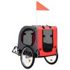 Dog Bike Trailer – Red and Black