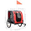 Dog Bike Trailer – Red and Black