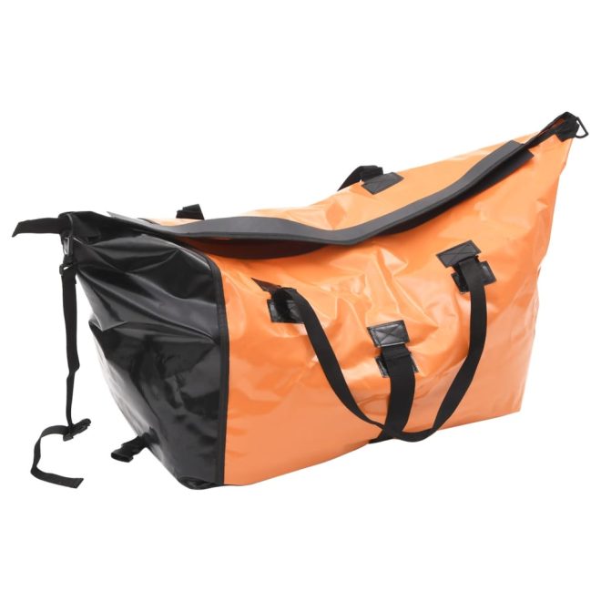 Bike Luggage Trailer with Bag Orange and Black