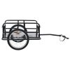 Bike Cargo Trailer 130x73x48.5 cm Steel Black