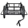 Bike Cargo Trailer 130x73x48.5 cm Steel Black