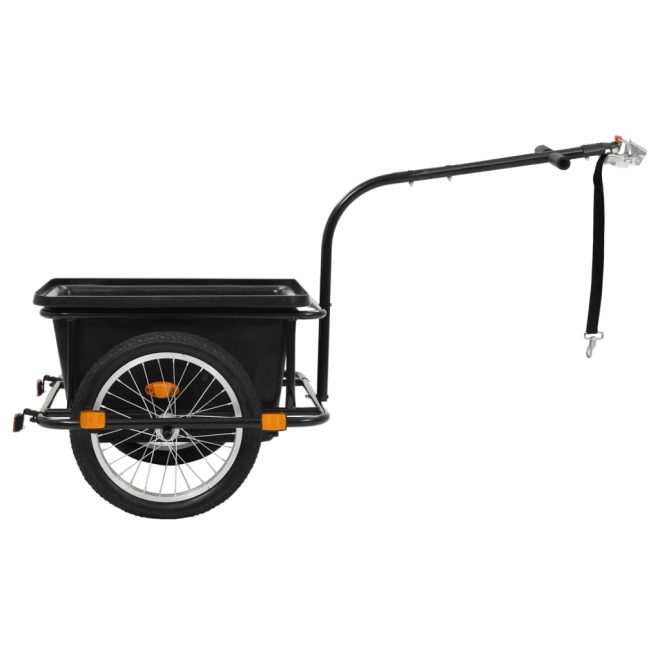 Bike Cargo Trailer Black 50 L